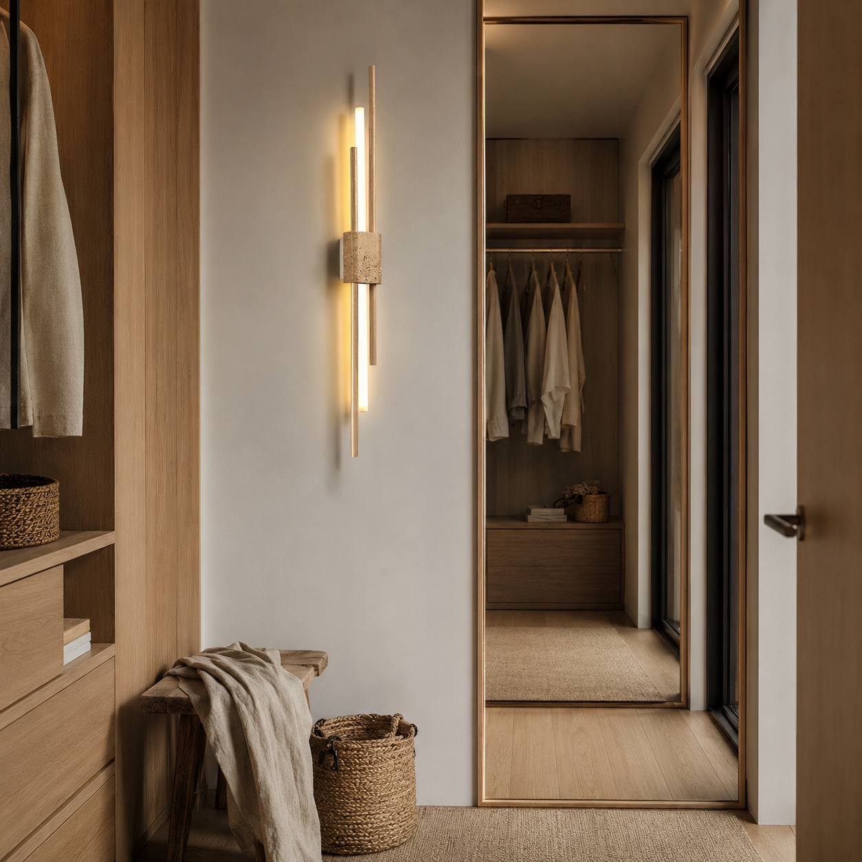 Taeru Travertine Wall Light