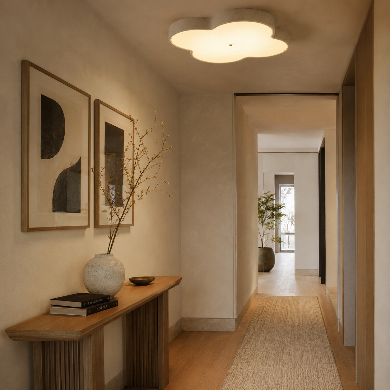 Lyra Stone Cloud Ceiling Lamp