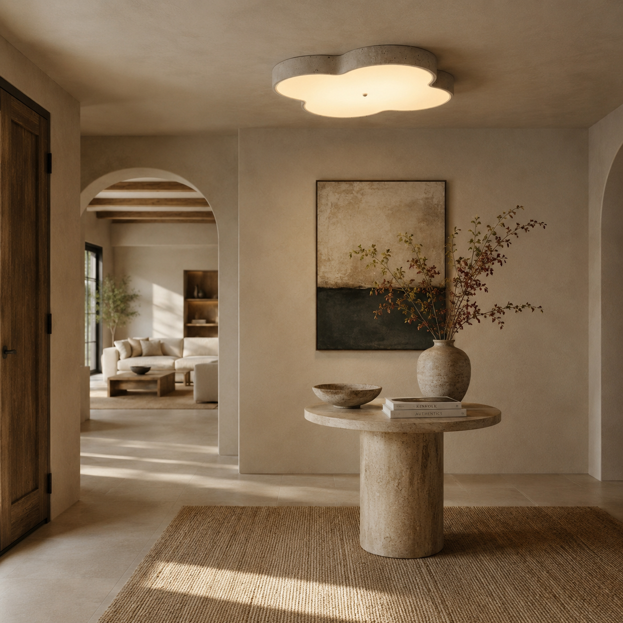 Lyra Stone Cloud Ceiling Lamp