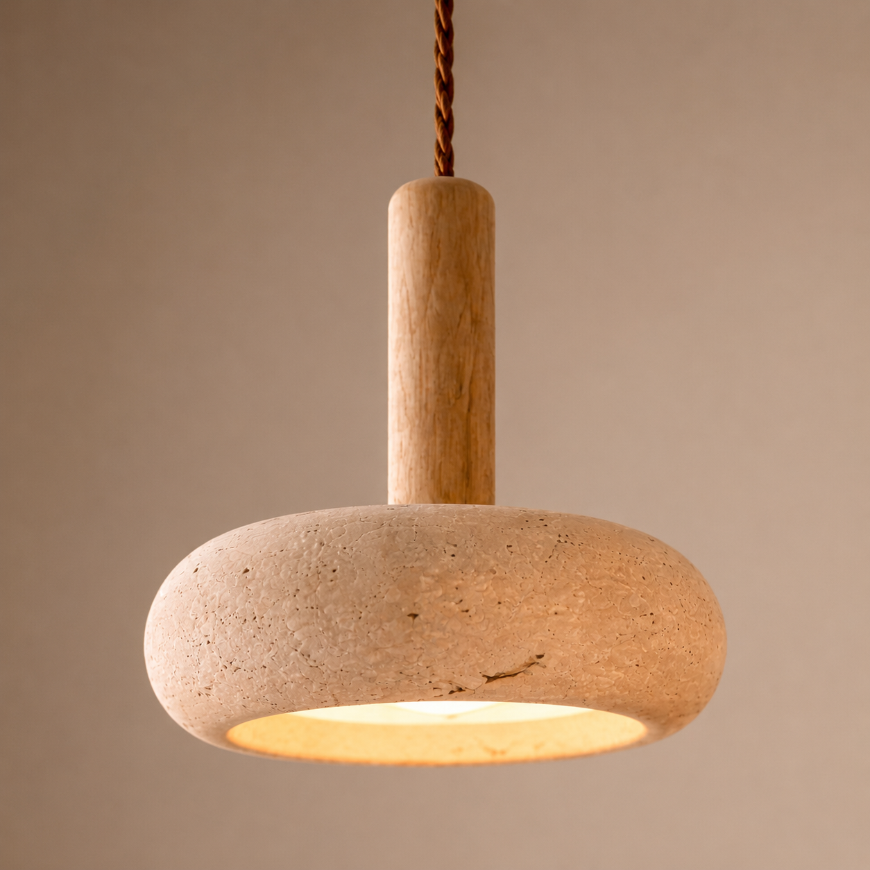 Orva Travertine Pendant Light