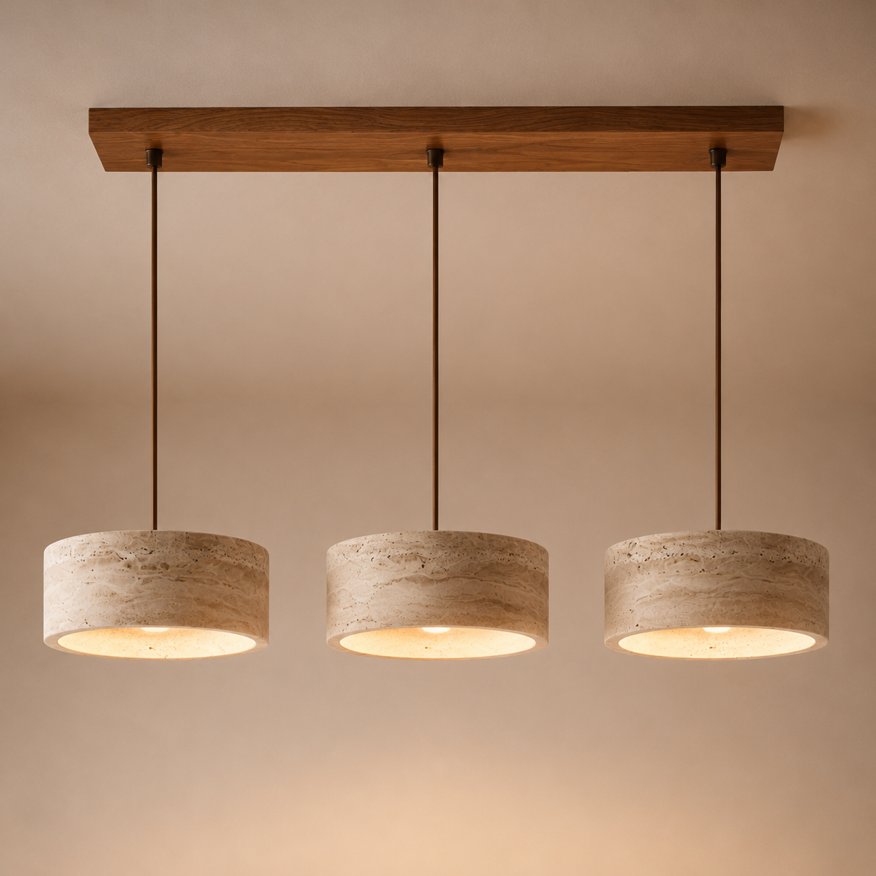 Renzo Travertine Cream Pendant Light