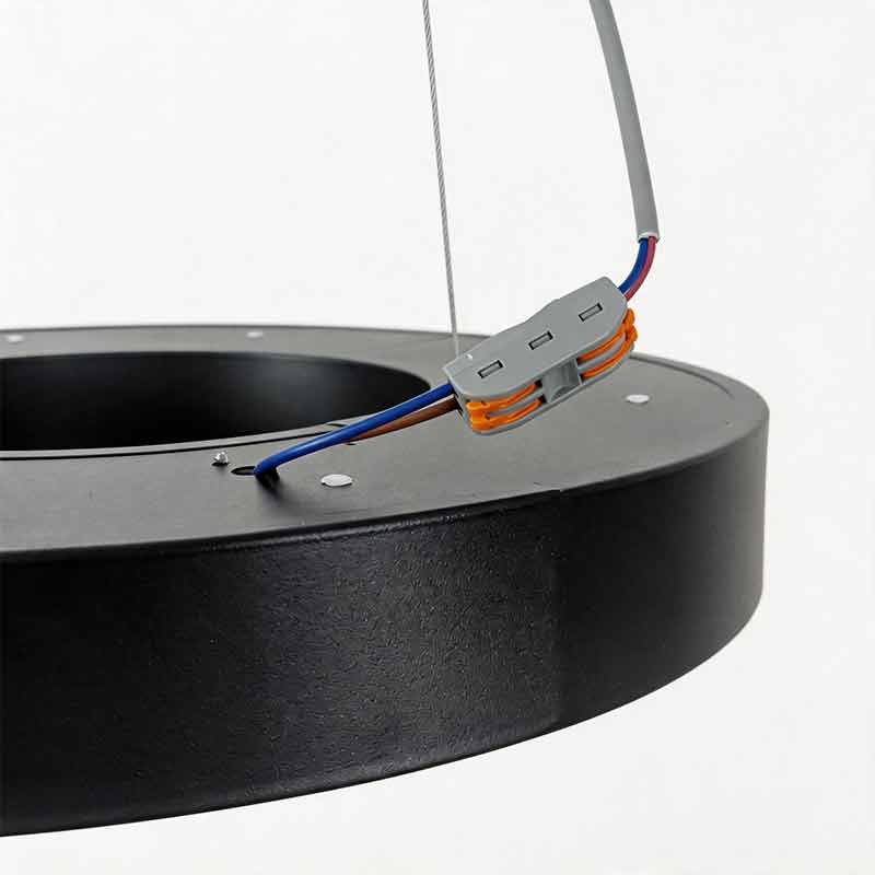 Aureon ring pendant ceiling light size comparison, multiple diameters shown