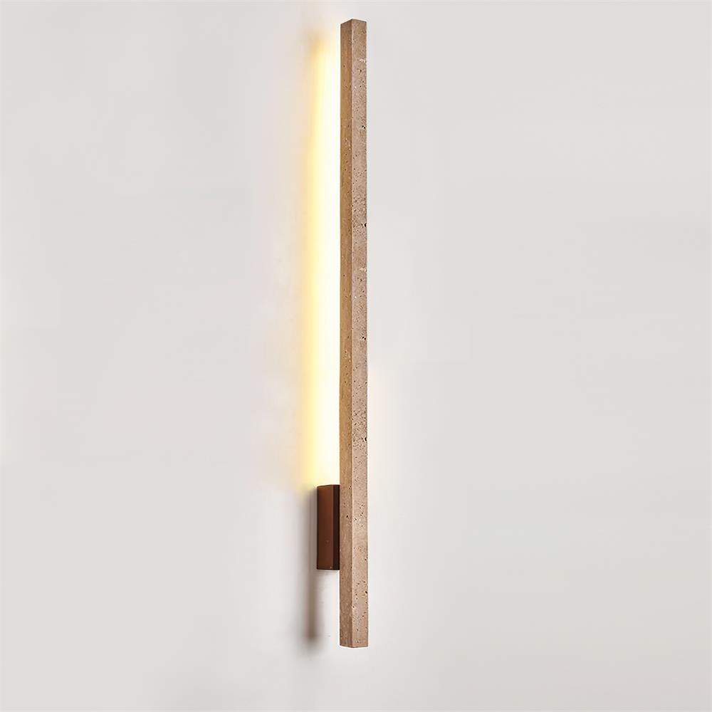 Elowen Slim Travertine Wall Lamp