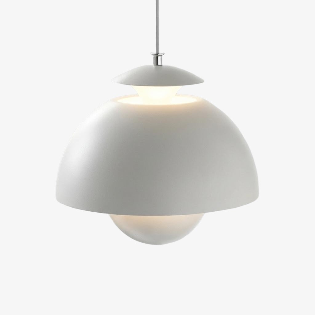 Vantara Orin Sculptural Flower Pendant Light – Nordic Metal Hanging Lamp for Bedroom, Kitchen & Living Room