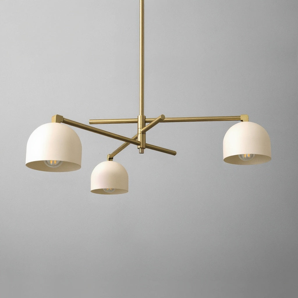 Vantara Dome Chandelier – Antique Brass Ceiling Light for Modern Interiors