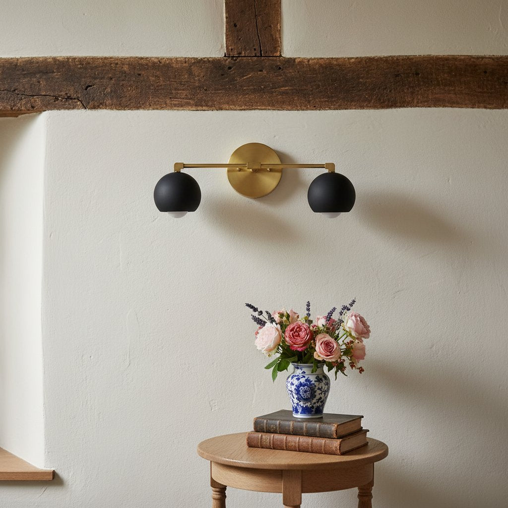 Vantara Dome Vanity Wall Light – Modern Mid-Century Sconce
