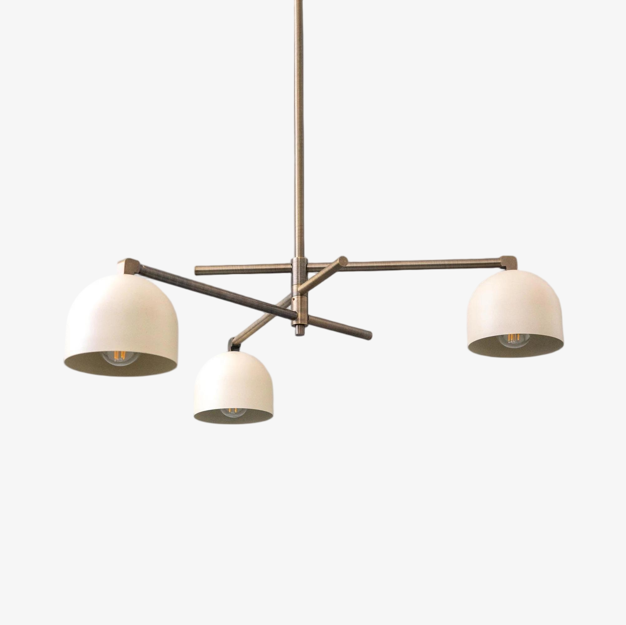 Vantara Dome Chandelier – Antique Brass Ceiling Light for Modern Interiors
