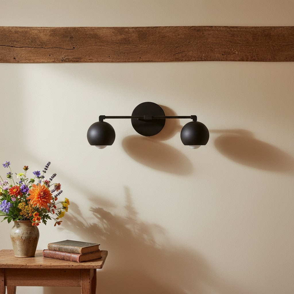 Vantara Dome Vanity Wall Light – Modern Mid-Century Sconce