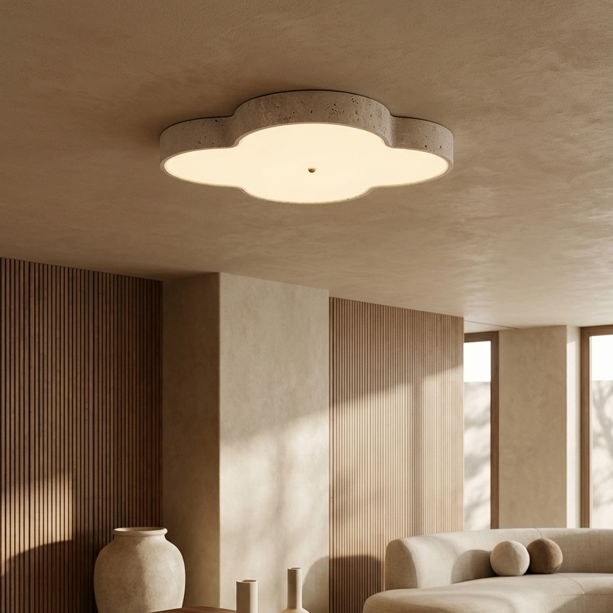 Lyra Stone Cloud Ceiling Lamp
