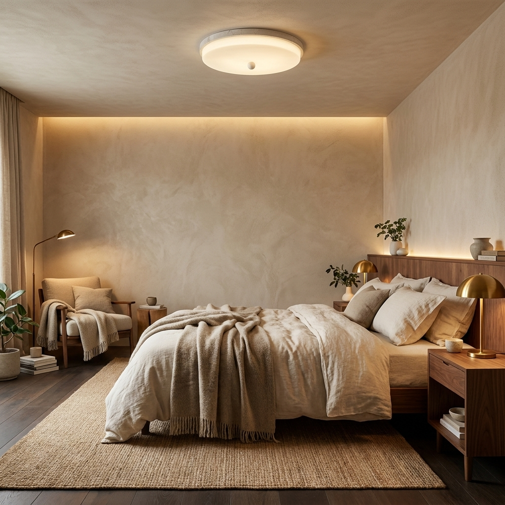 Seraphina Travertine Orb Ceiling Light