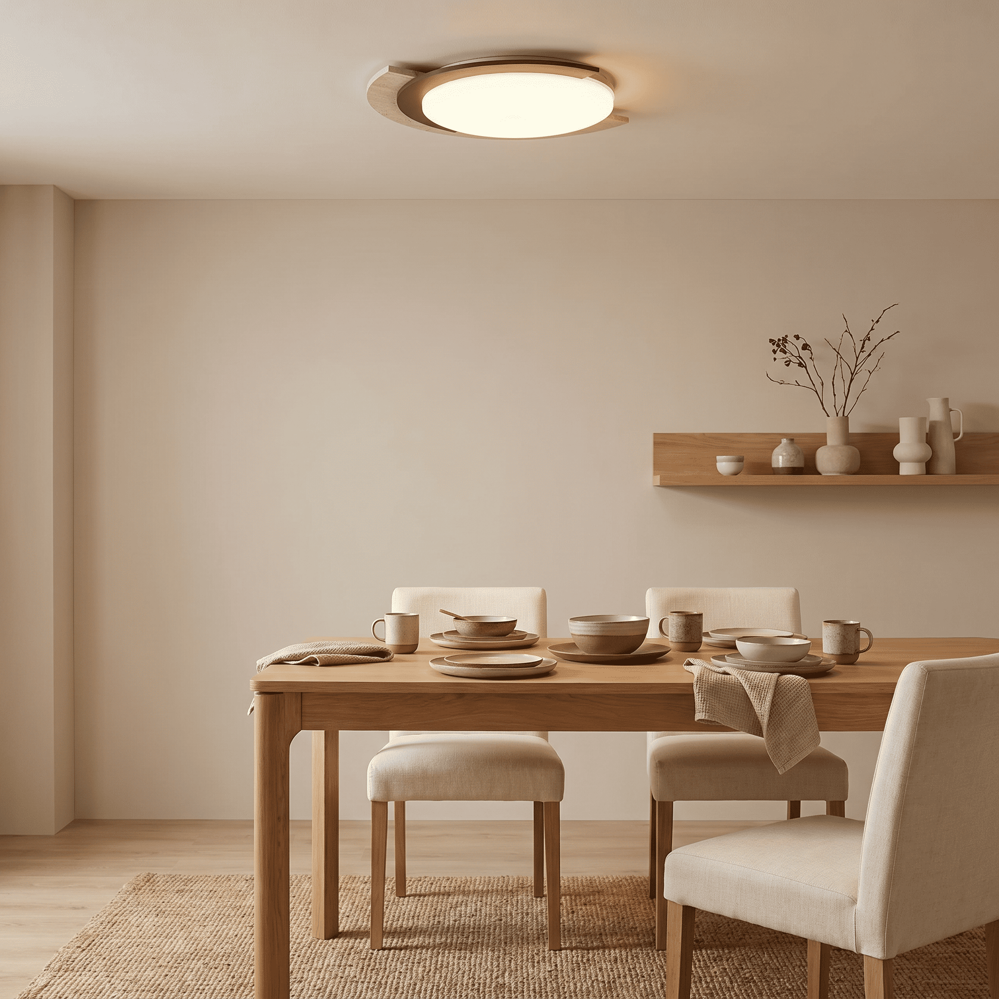 Aomi Travertine Ceiling Light