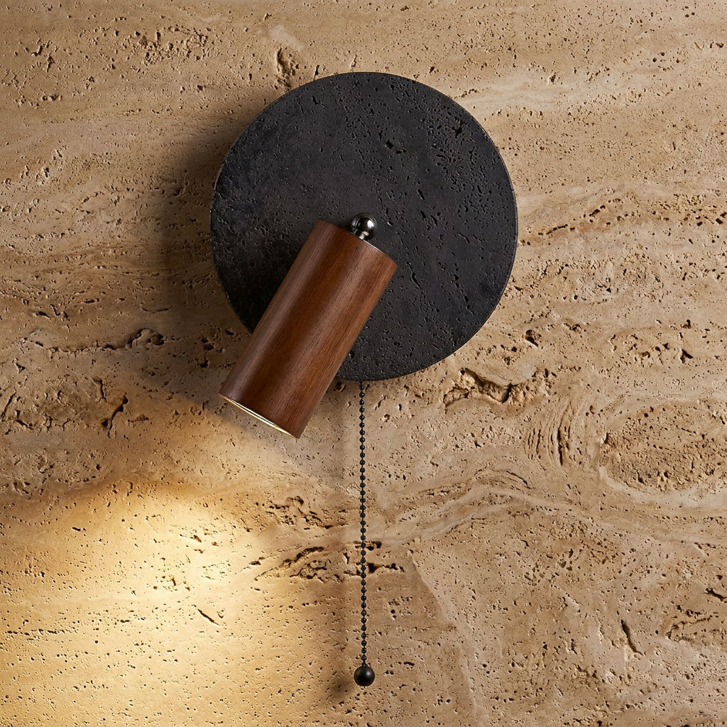 Miru Travertine Wall Light