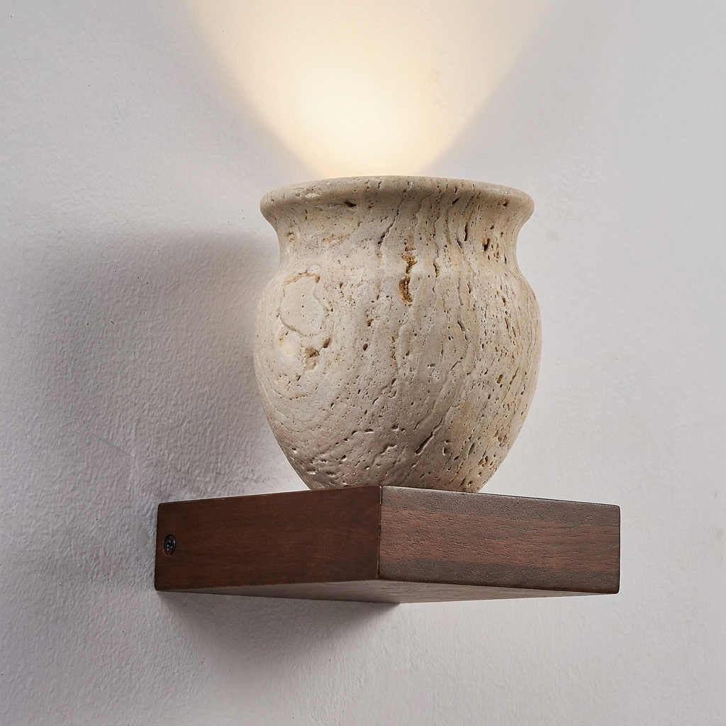 Kaya Travertine Wall Light