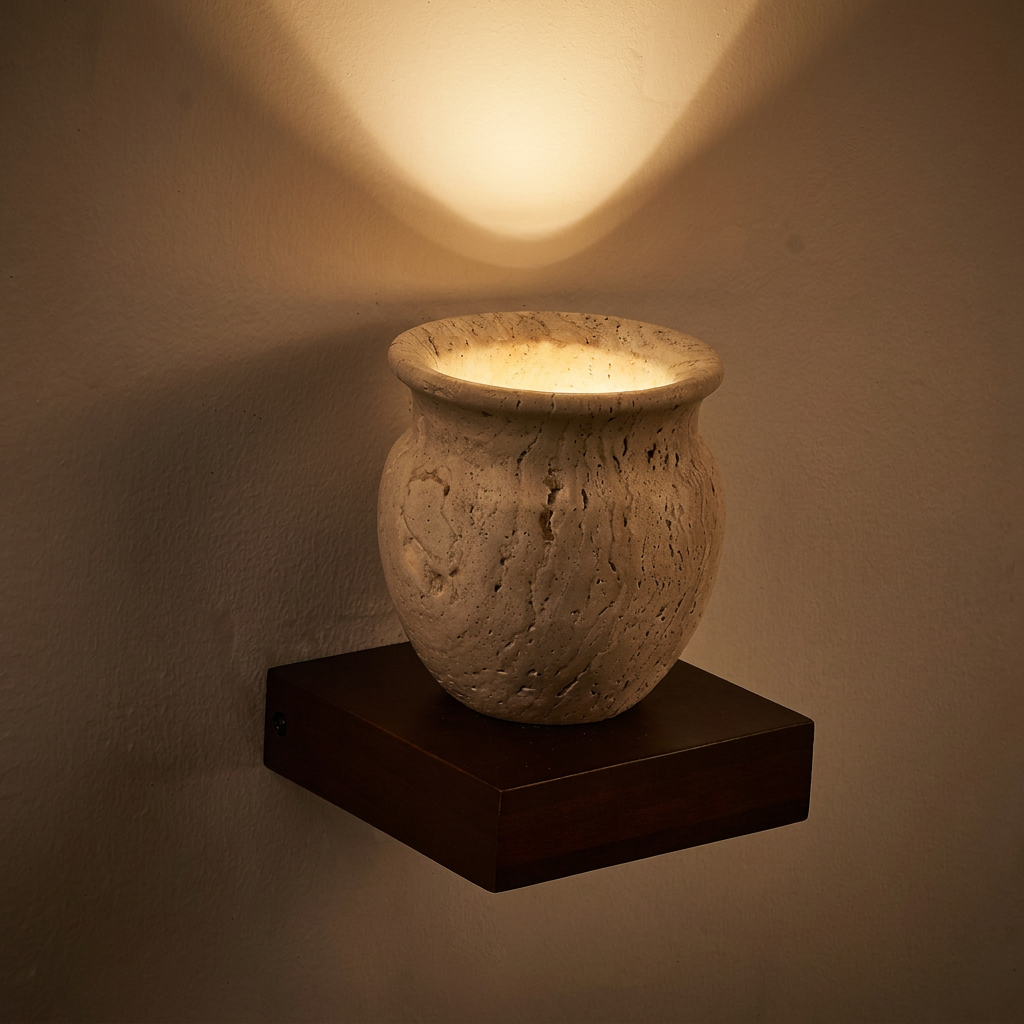 Kaya Travertine Wall Light