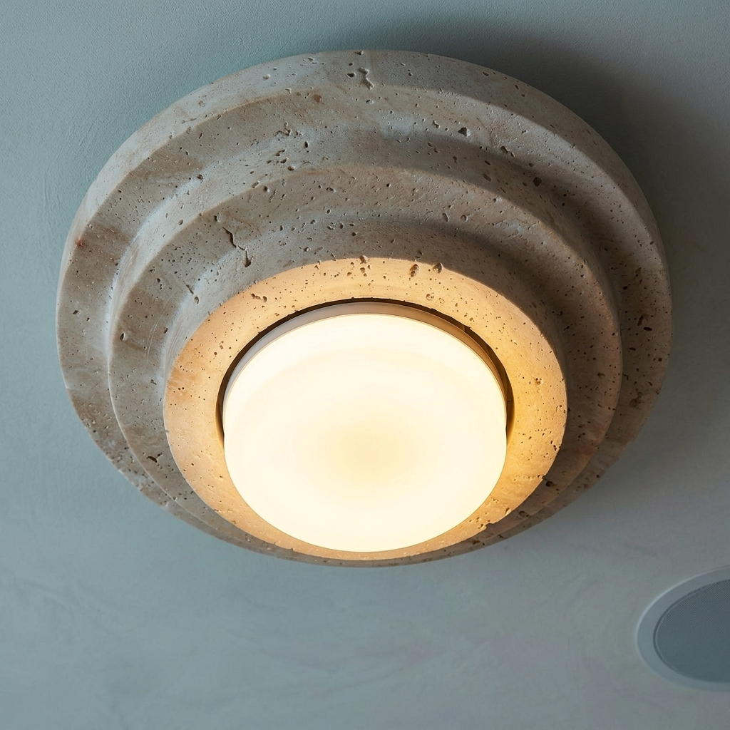 Tana Travertine Ceiling Light