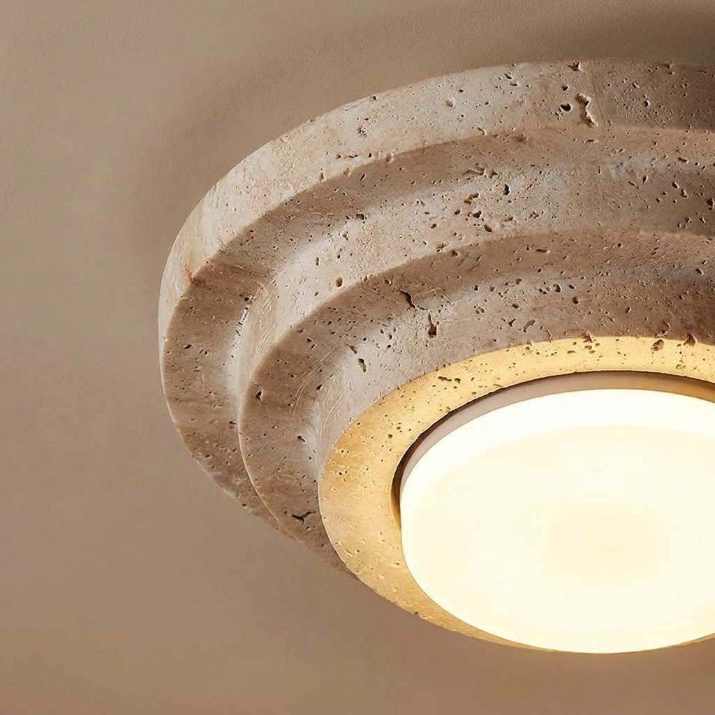 Tana Travertine Ceiling Light