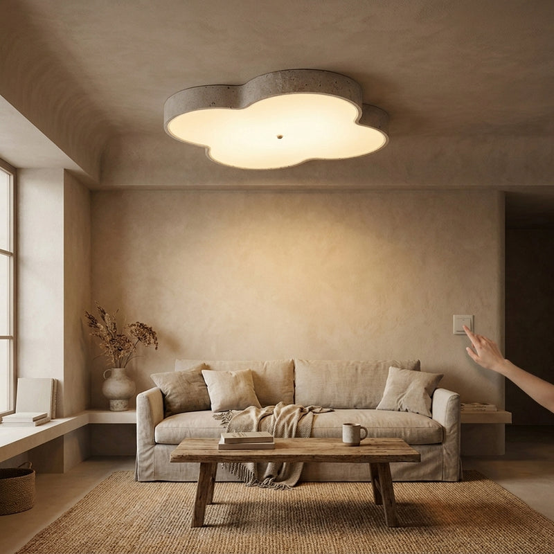 Lyra Stone Cloud Ceiling Lamp lifestyle