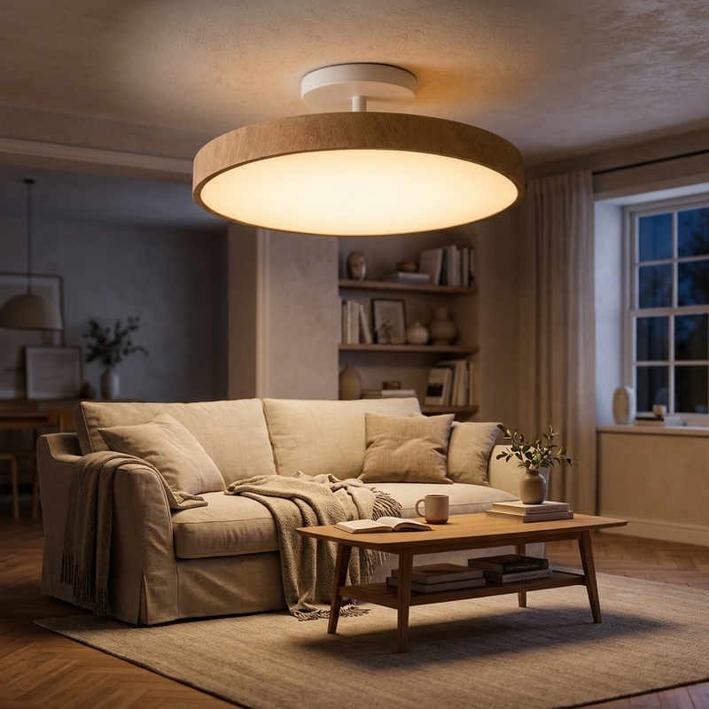 Naoki Wooden Ceiling Light lifestyle