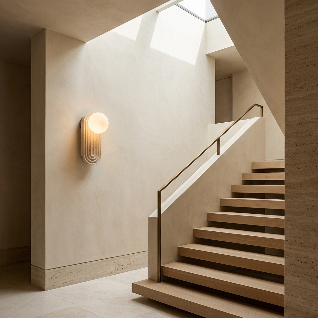 Yomi Travertine Wall Light