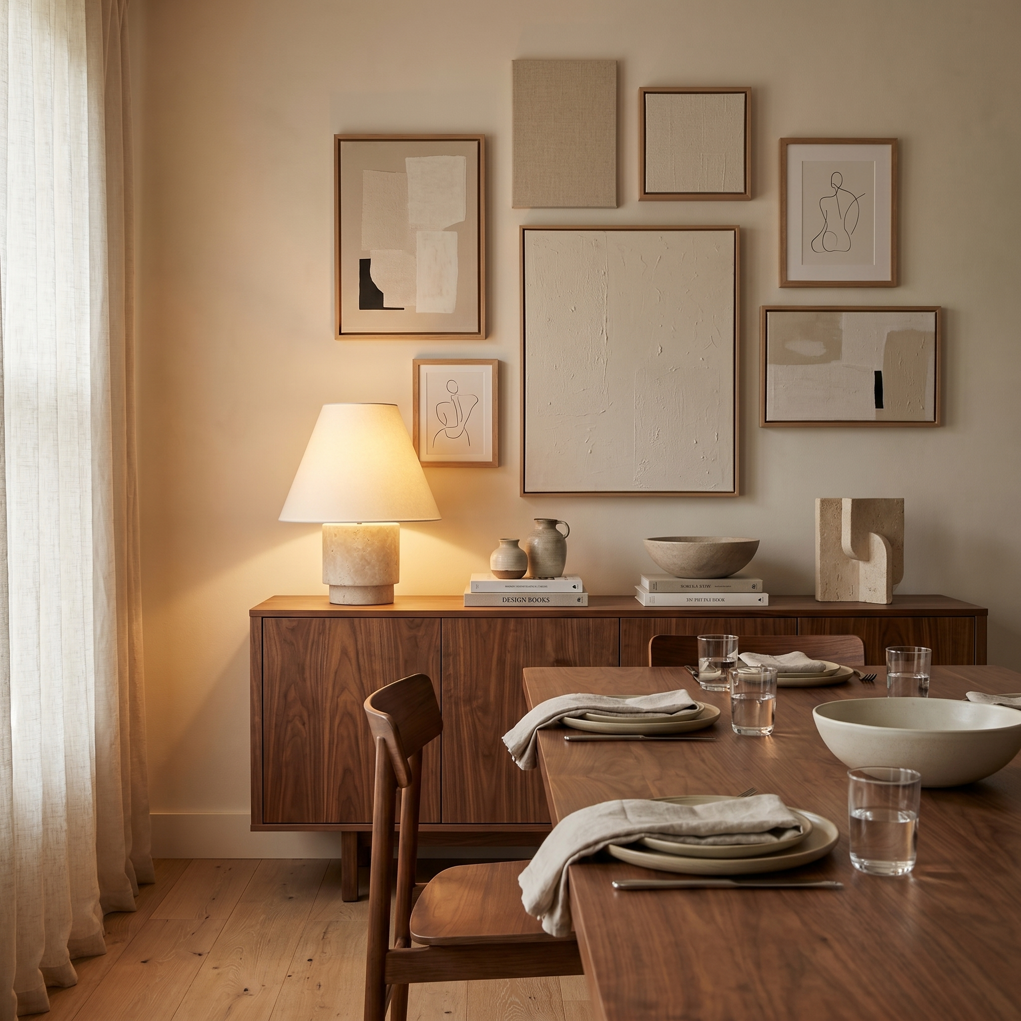 Kione Travertine Table Lamp