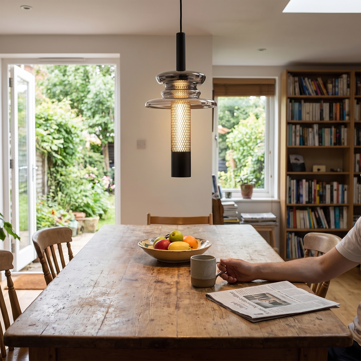 Geometric Glass Pendant Light lifestyle 1