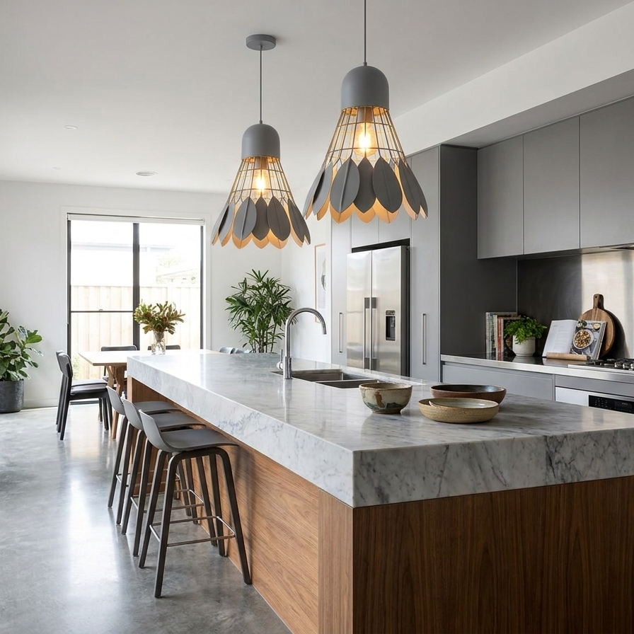Aureon Geometric Pendant lifestyle scene 3