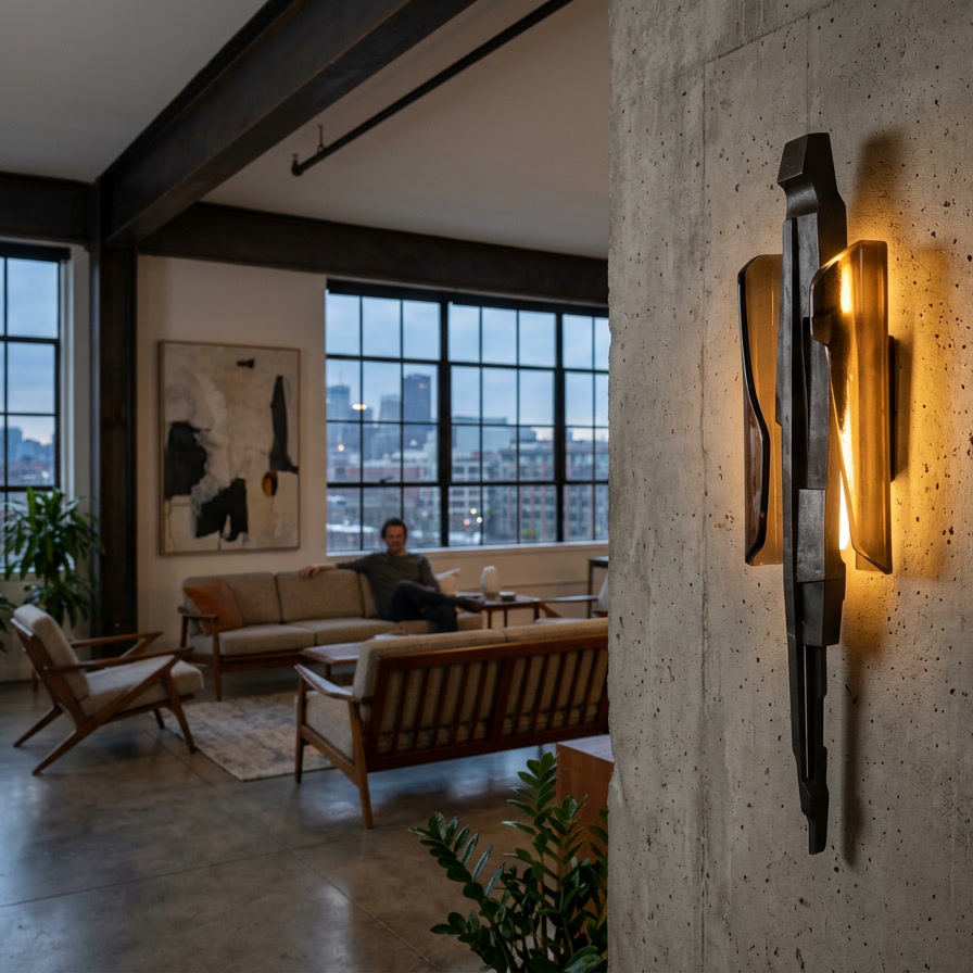 Niva Sculptural Brass PMMA lifestyle scene 7