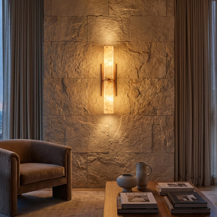 Niva Marble Cylinder Copper lifestyle scene 8