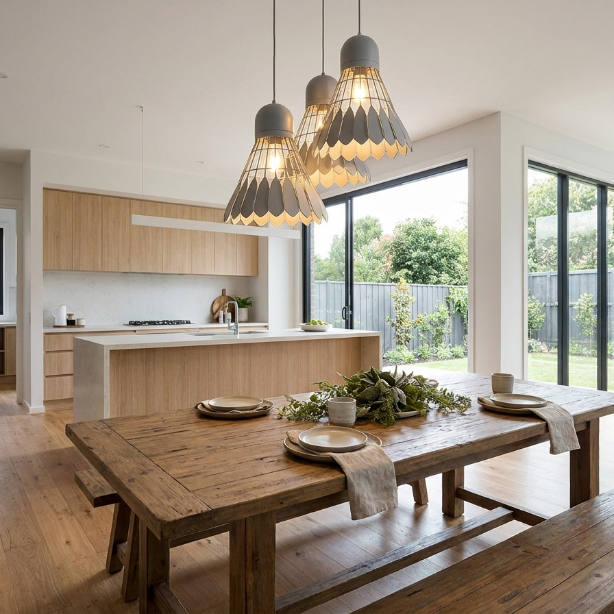 Aureon Geometric Pendant lifestyle scene 6