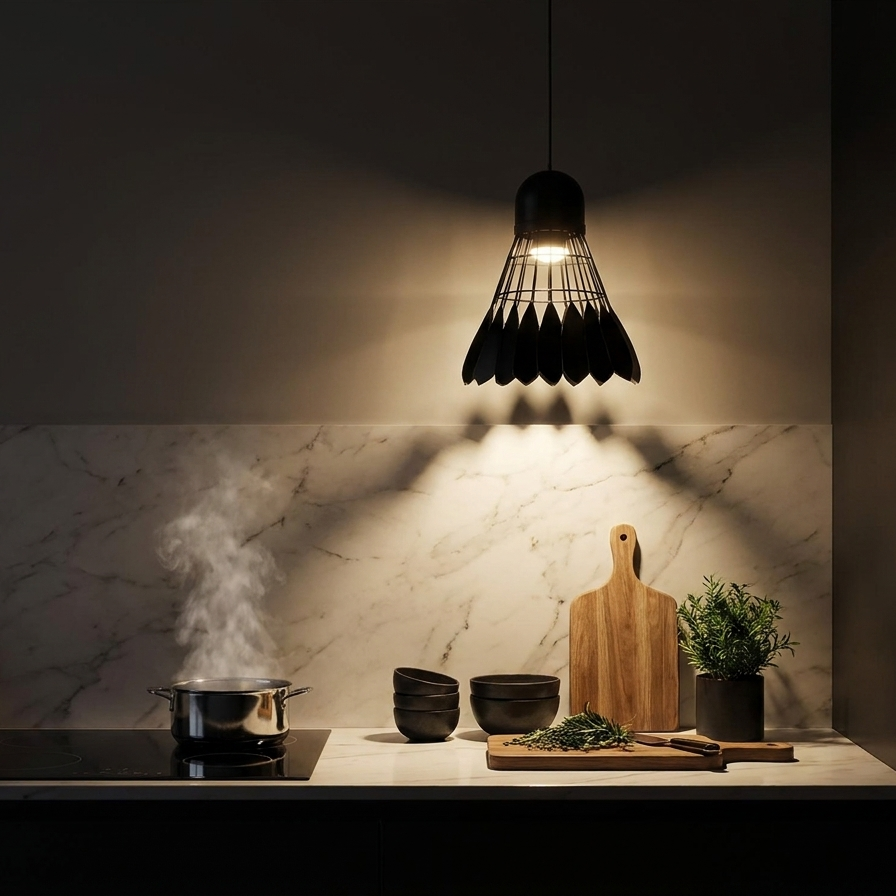 Aureon Geometric Pendant lifestyle scene 8