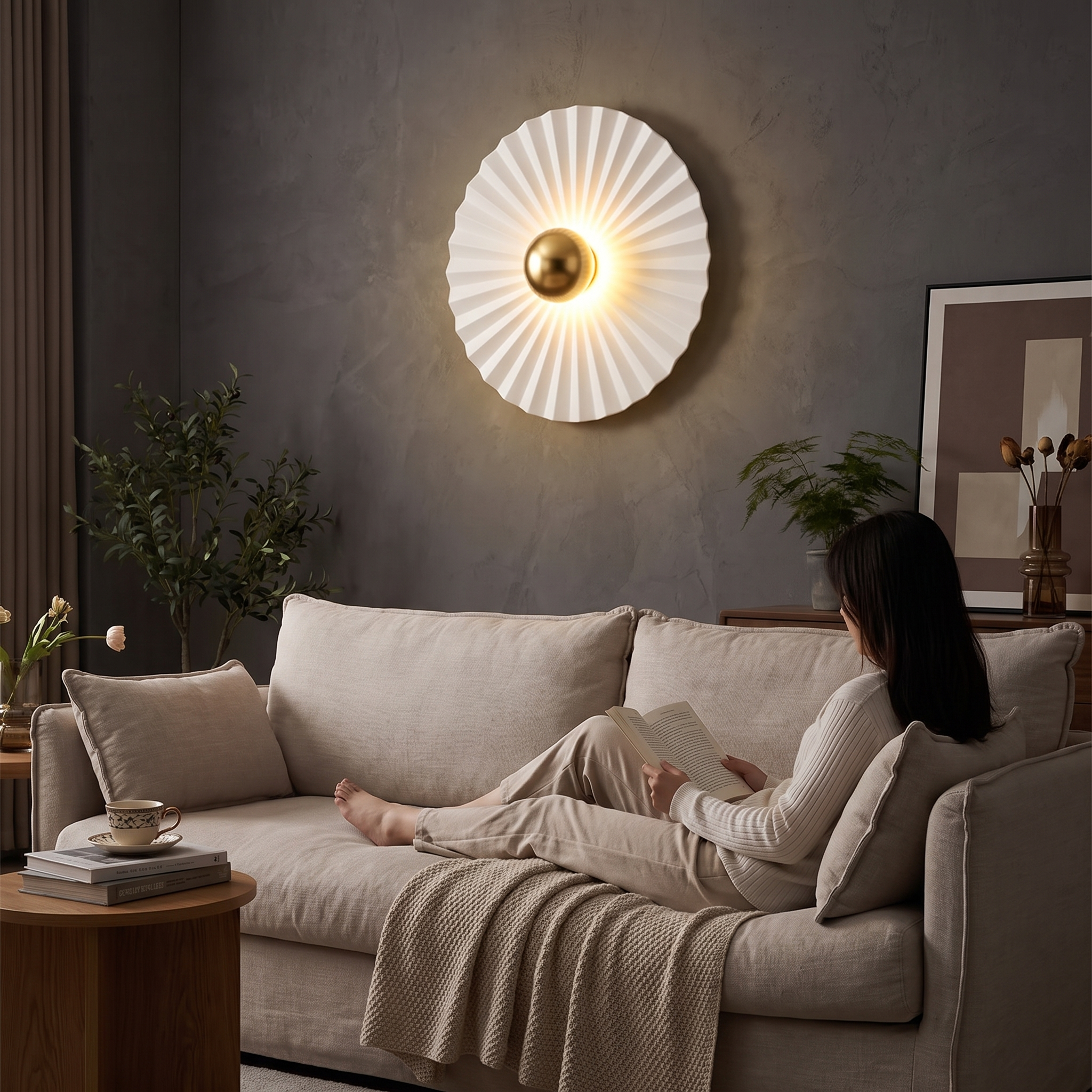 Lotus Leaf Wall Light lifestyle