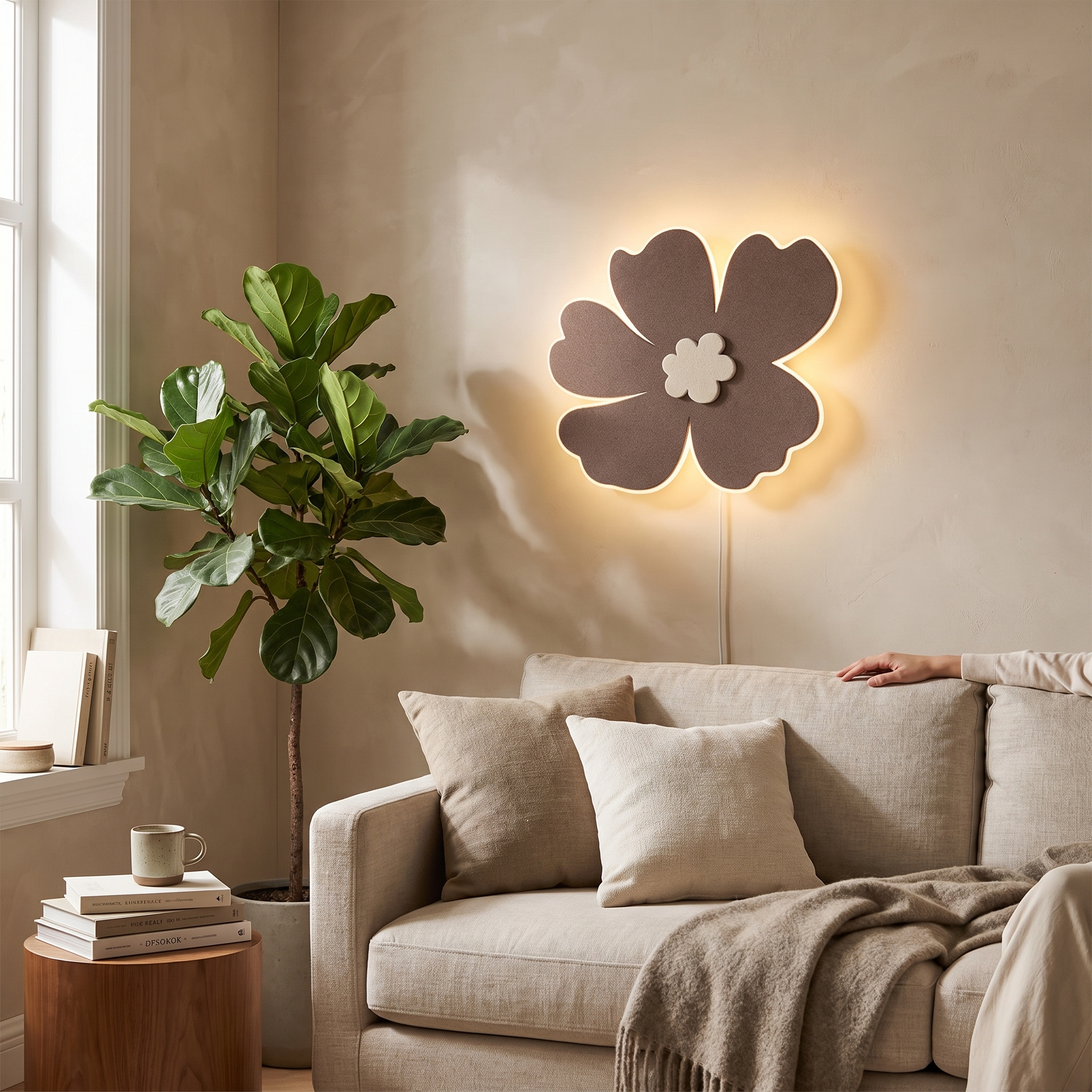 Floral Relief LED lifestyle
