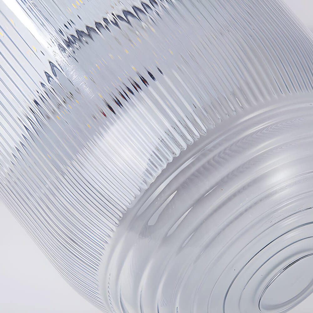 Internal view of Aureon LED pendant light showing reflector and LED chip array
