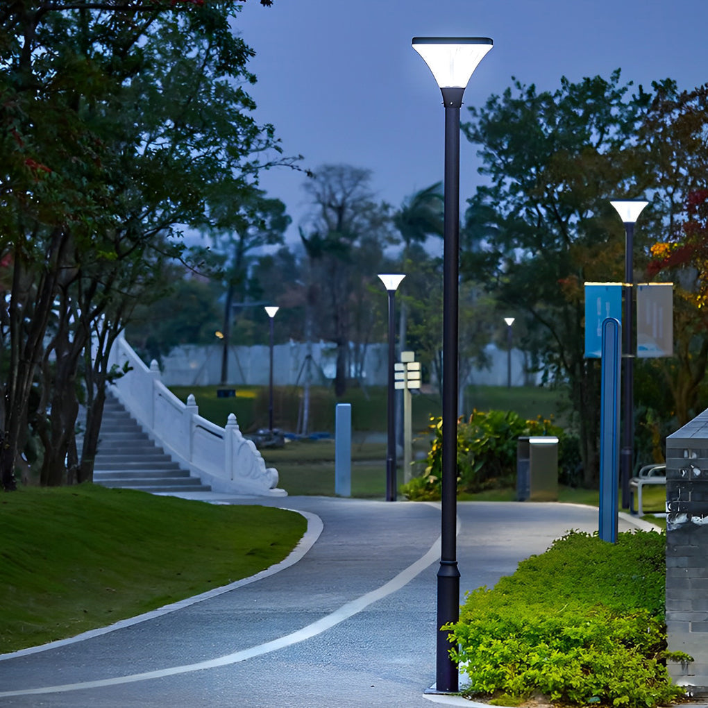 Lorien Striped Square Solar Garden & Street Light