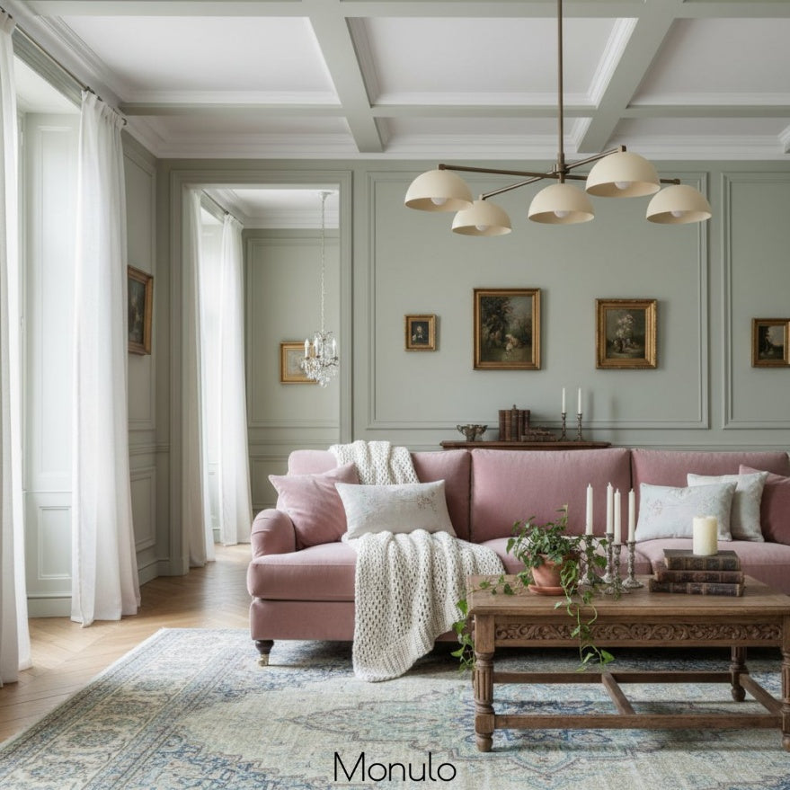 Vantara Dome Chandelier – Antique Brass Ceiling Light for Modern Interiors